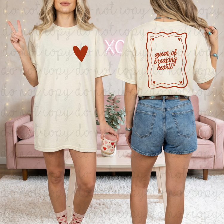 Queen Of Breaking Hearts DTF Transfer
