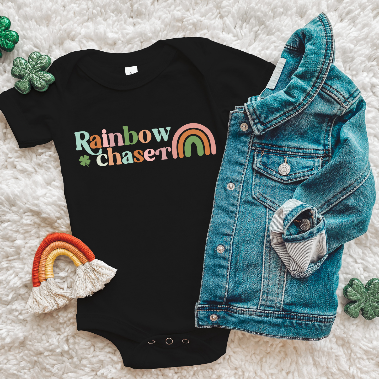 Rainbow Chaser DTF Transfer