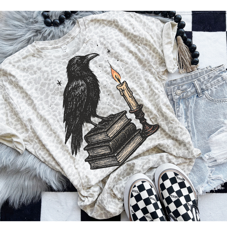 Ravenhood Bird Clear Film Screen Print Transfer