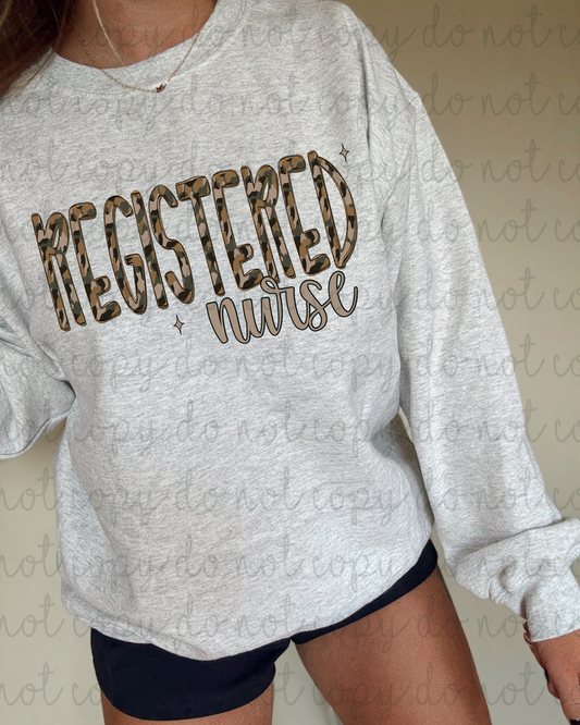 Camo Registered Nurse PNG Digital Download