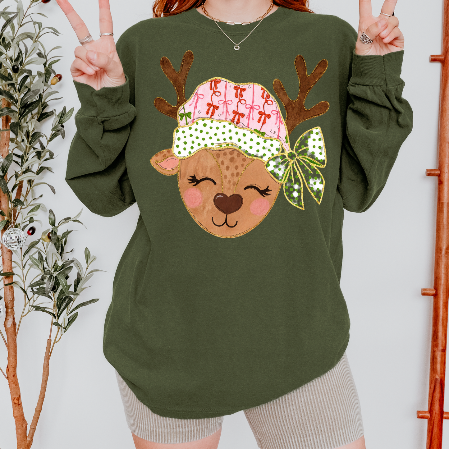 Christmas Reindeer DTF Transfer