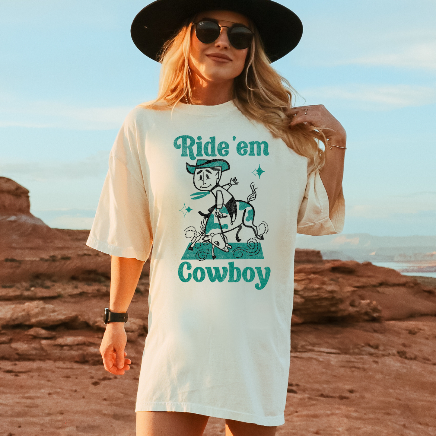 Ride 'Em Cowboy DTF Transfer