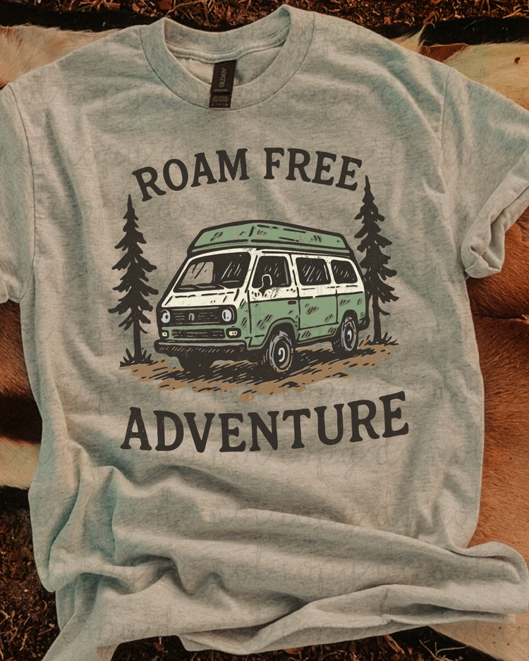 Roam Free Adventure DTF Transfer