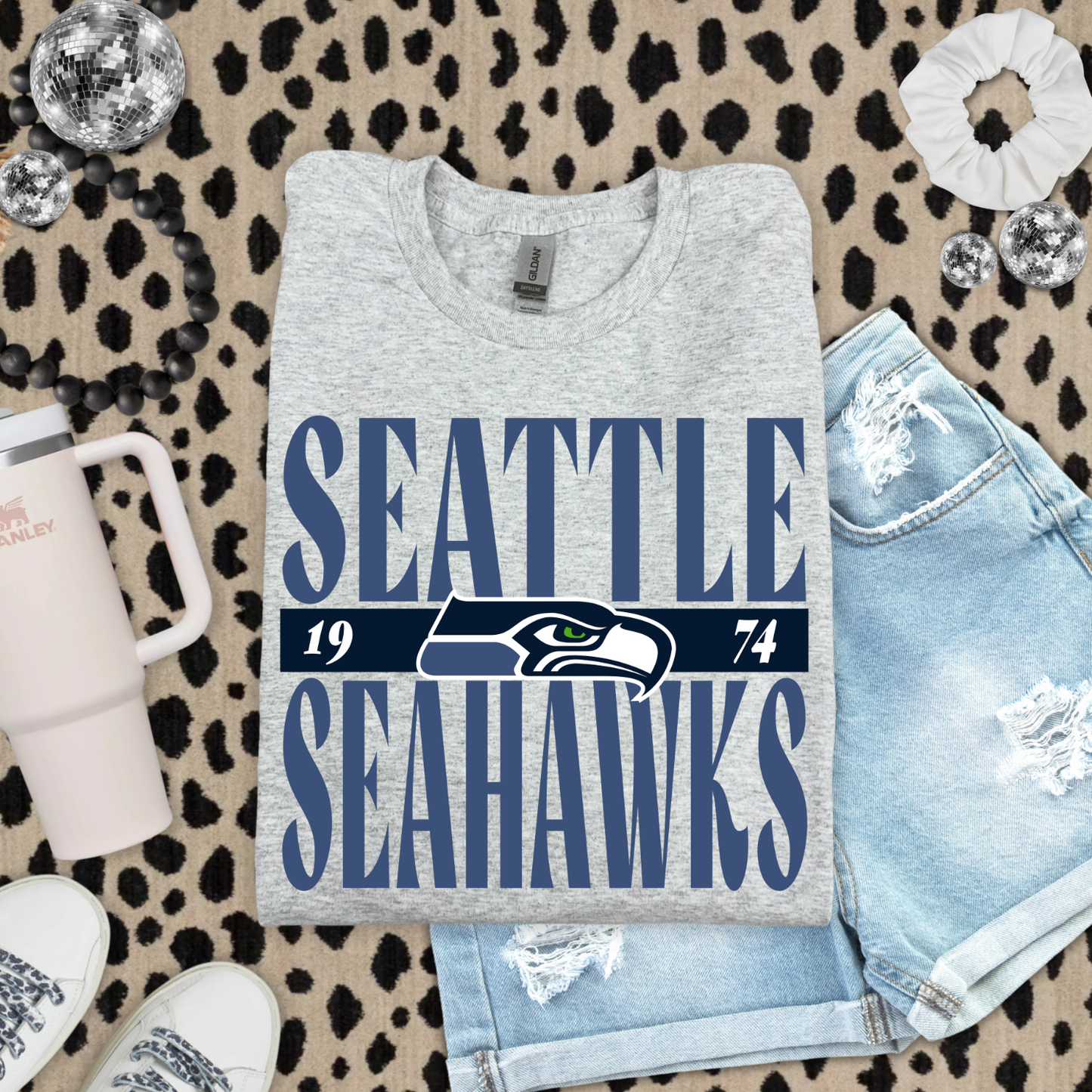 Seattle Seahawks Score DTF Transfer