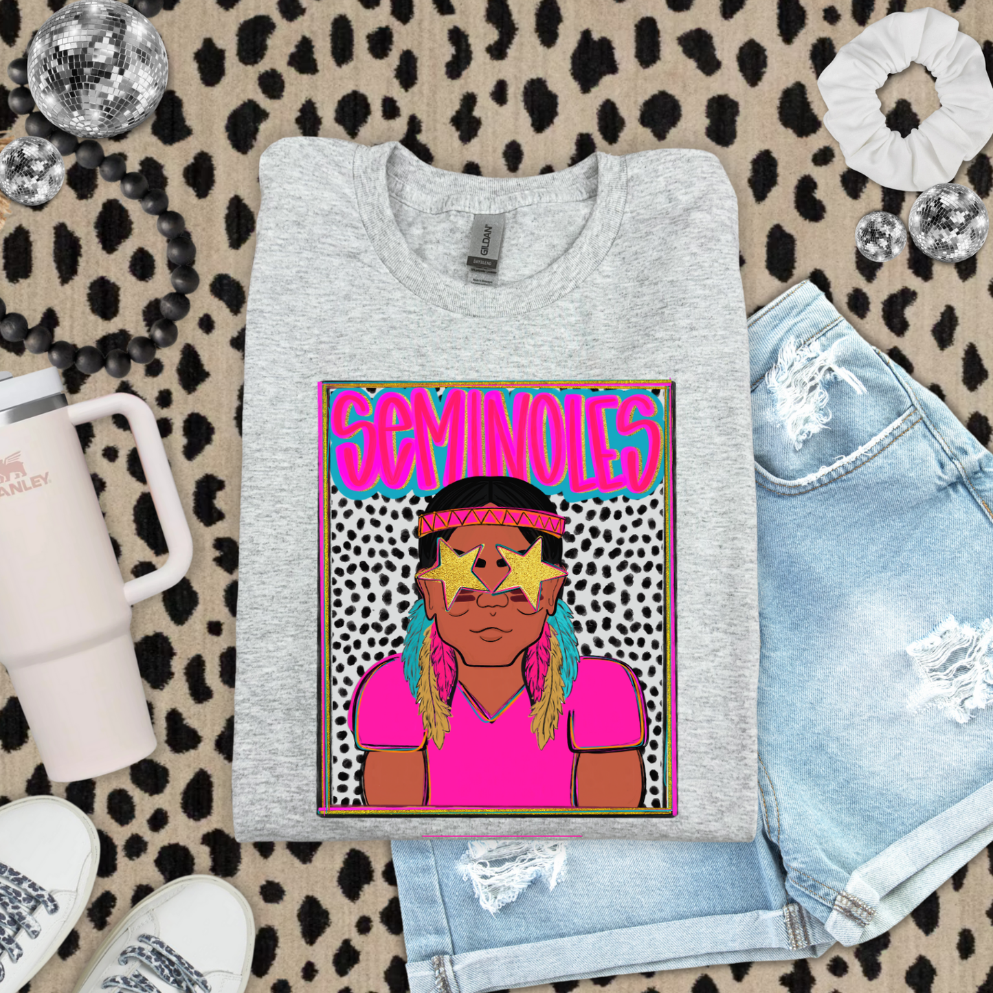 Preppy Seminoles DTF Transfer