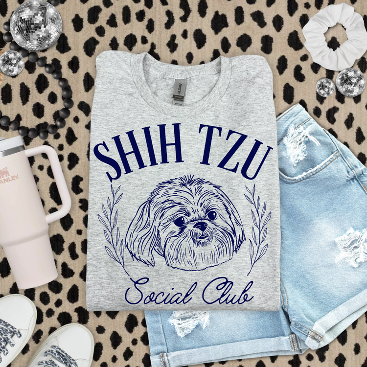 Shih Tzu Social Club DTF Transfer