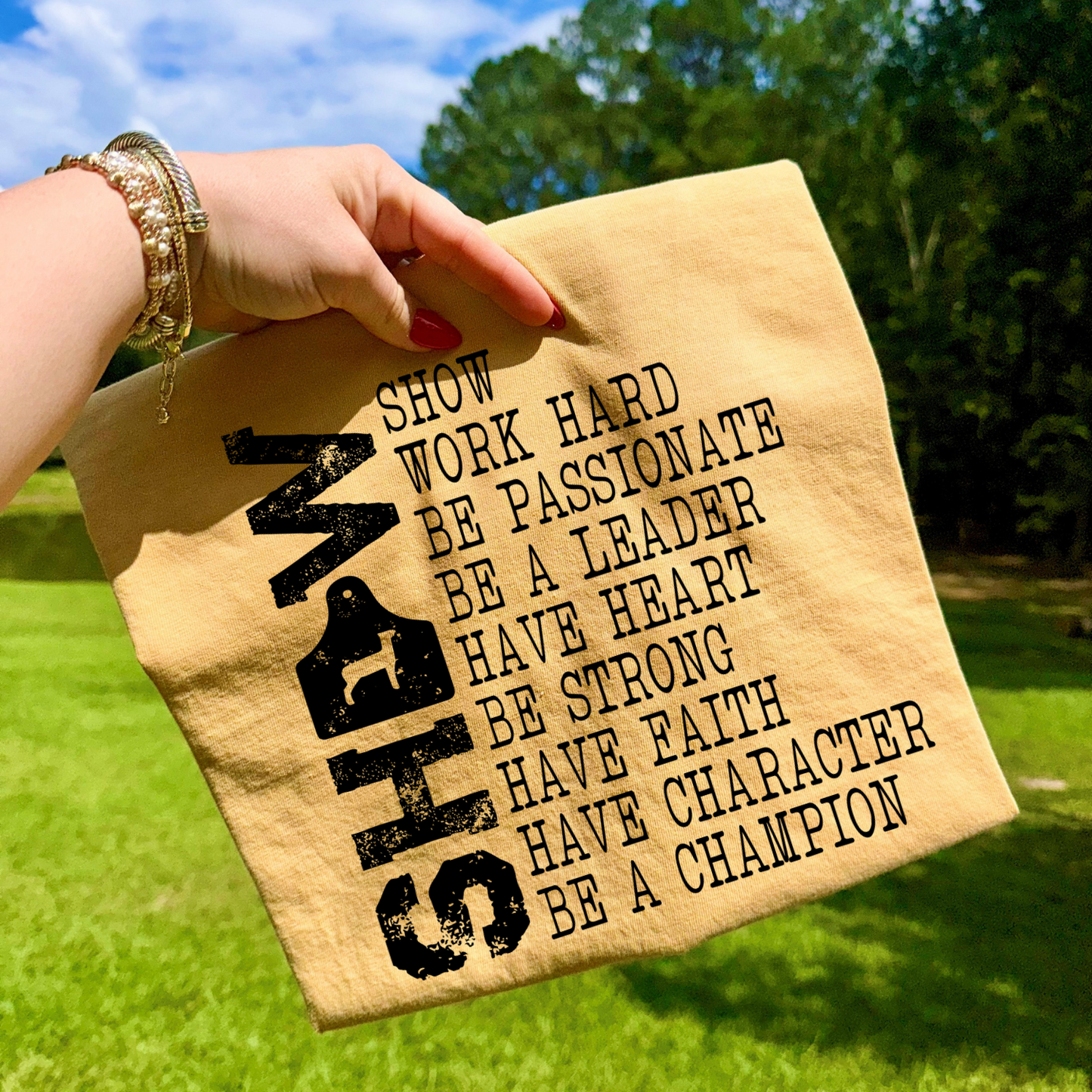 Lamb Show DTF Transfer