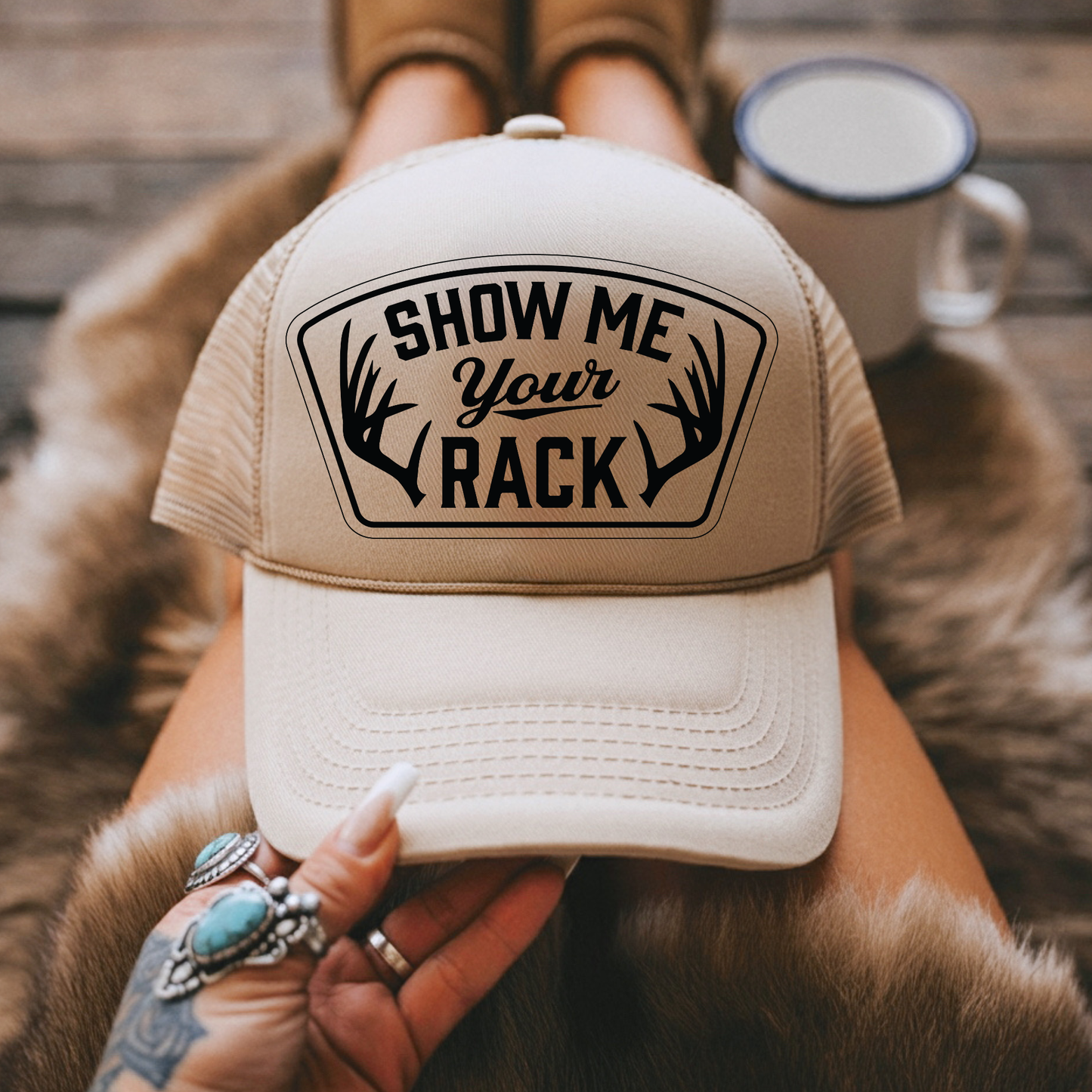 Show me Your Rack Hat/Oversized Pocket Clear Film Screen Print Transfer