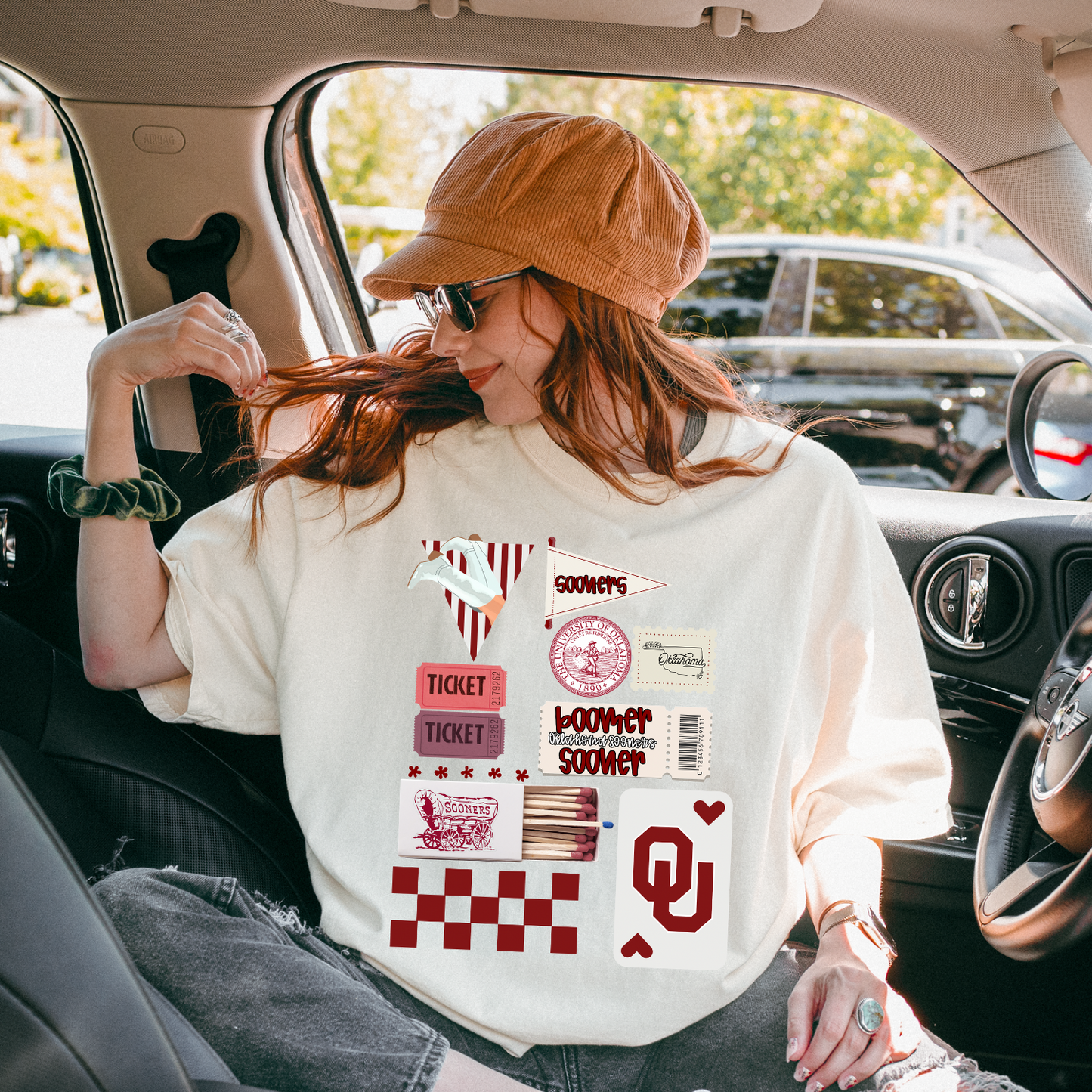 Sooners Matchbox DTF Transfers