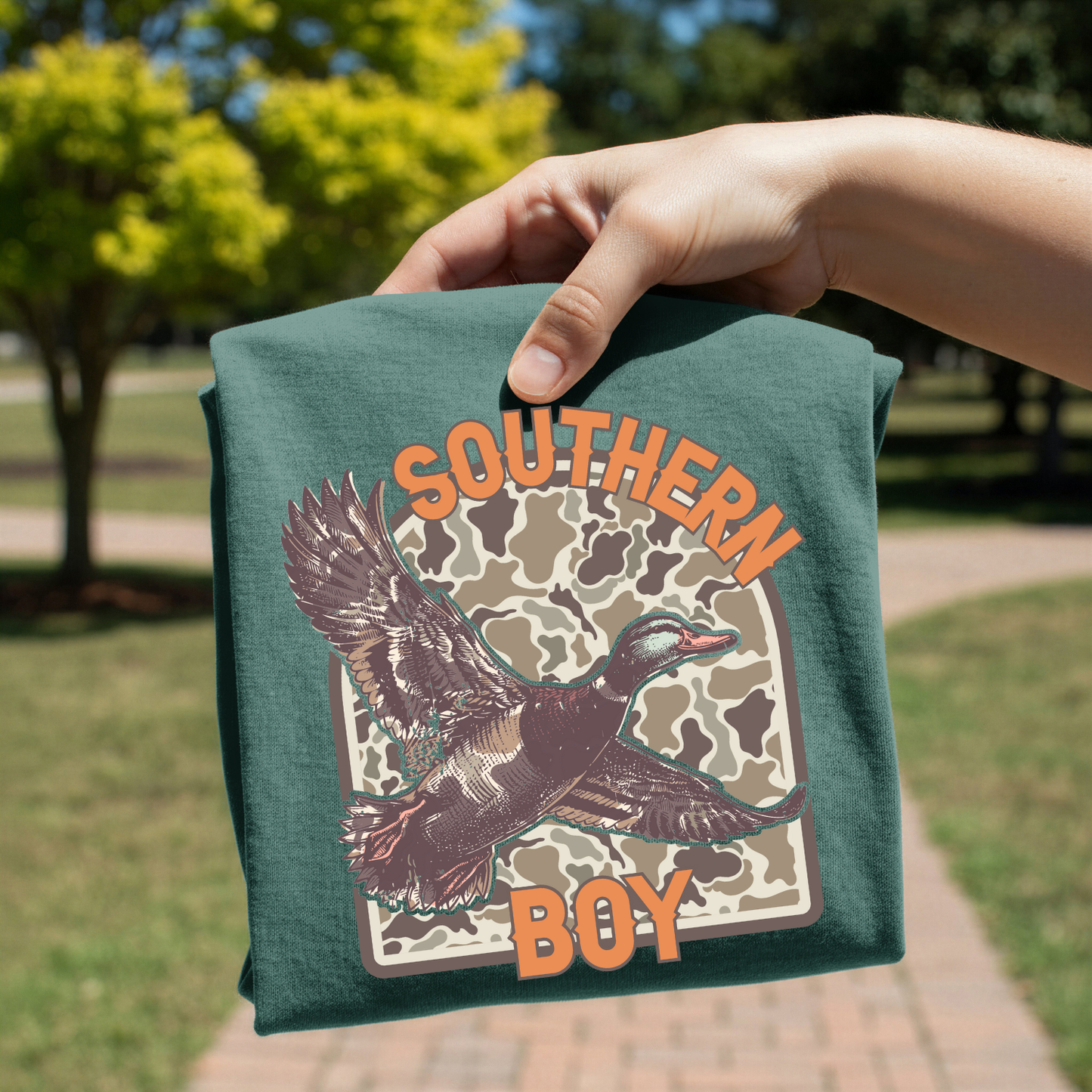 Camo Southern Boy DTF Transfer