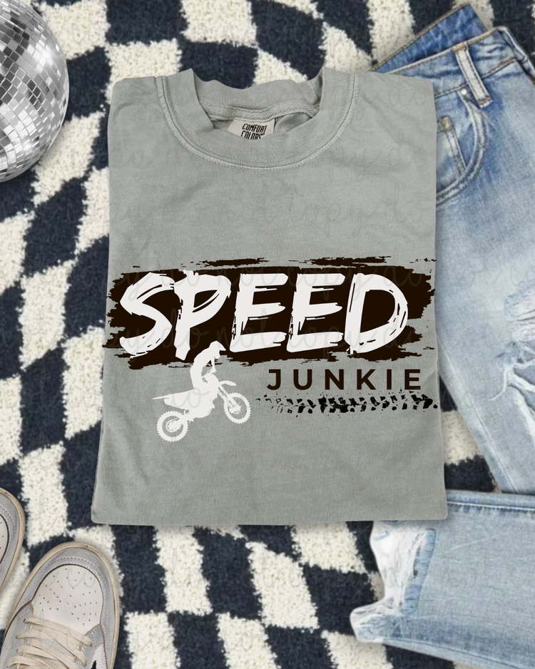 Speed Junkie Dirt Bike PNG Digital Download