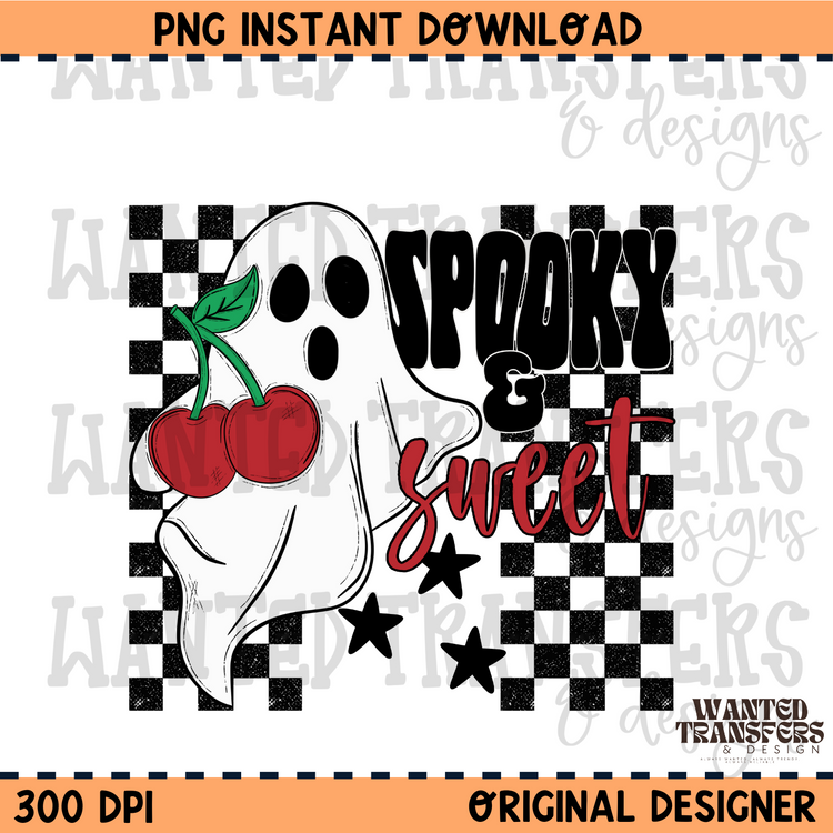 Spooky & Sweet PNG Digital Download