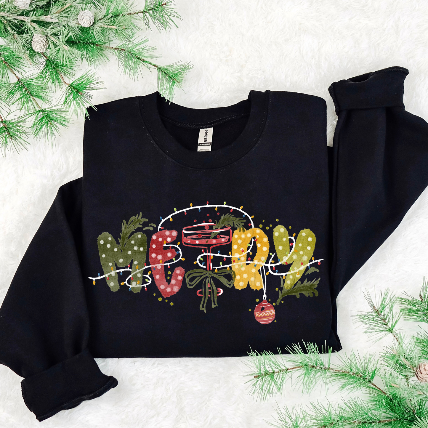 Spotted Merry DTF Transfer