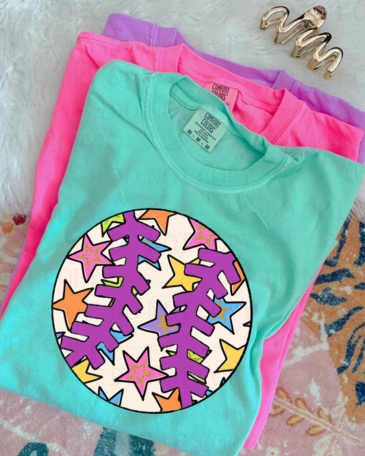 Stars Baseball DTF Transfer