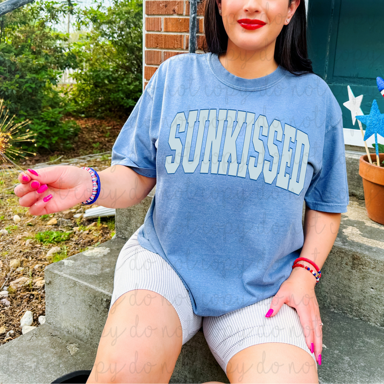 Sunkissed (Blue) DTF Transfer