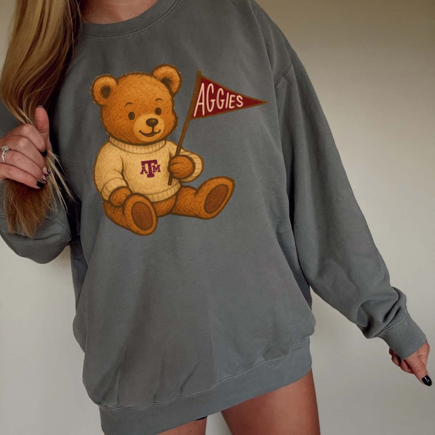 Teddy Mascot ATM Aggies DTF Transfer