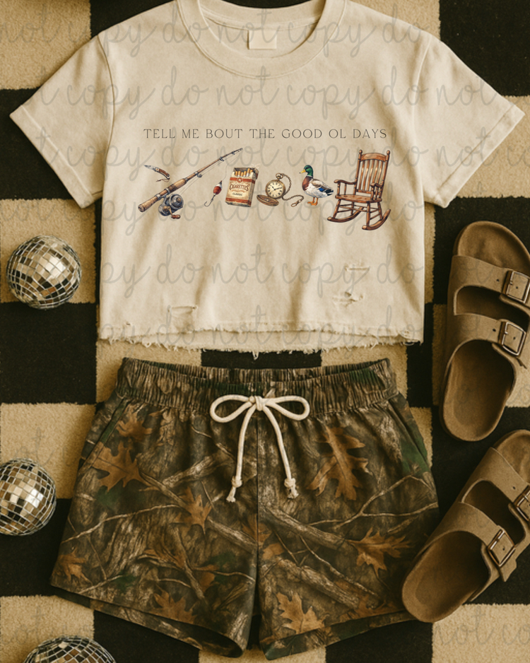 Tell Me Bout The Good Ol Days DTF Transfer