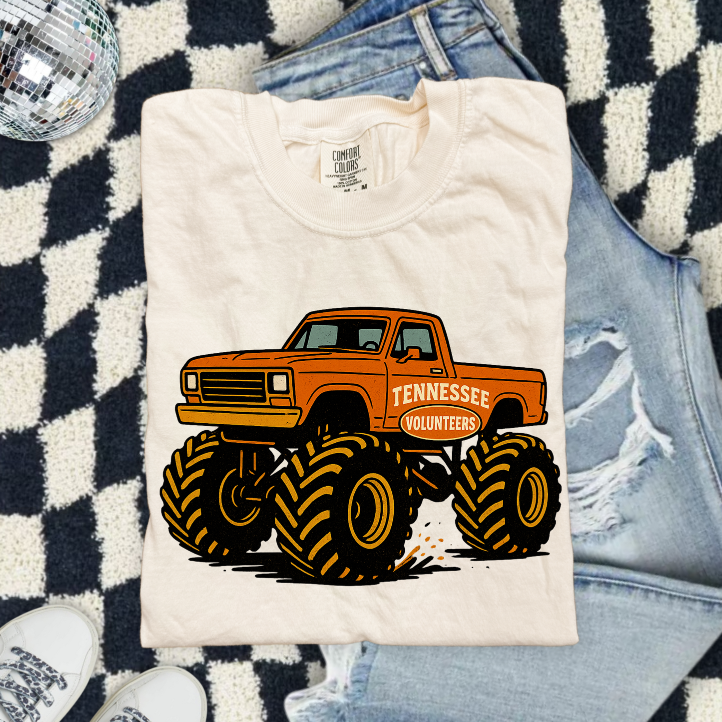 Monster Truck Game Day Tennessee Volunteers DTF Transfer