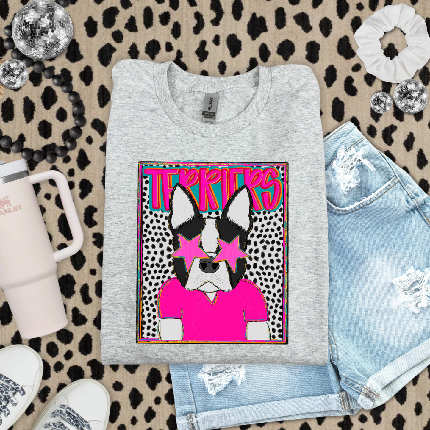 Preppy Terriers DTF Transfer