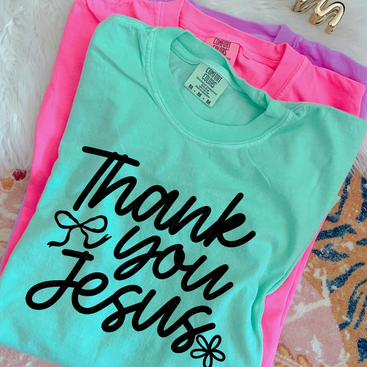 Thank You Jesus DTF Transfer