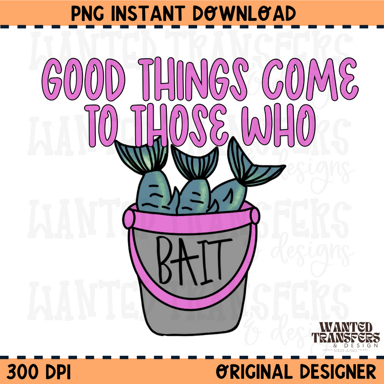 Those Who Bait (Purple) PNG Digital Download