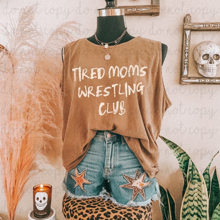 Tired Moms Wrestling Club DTF Transfer