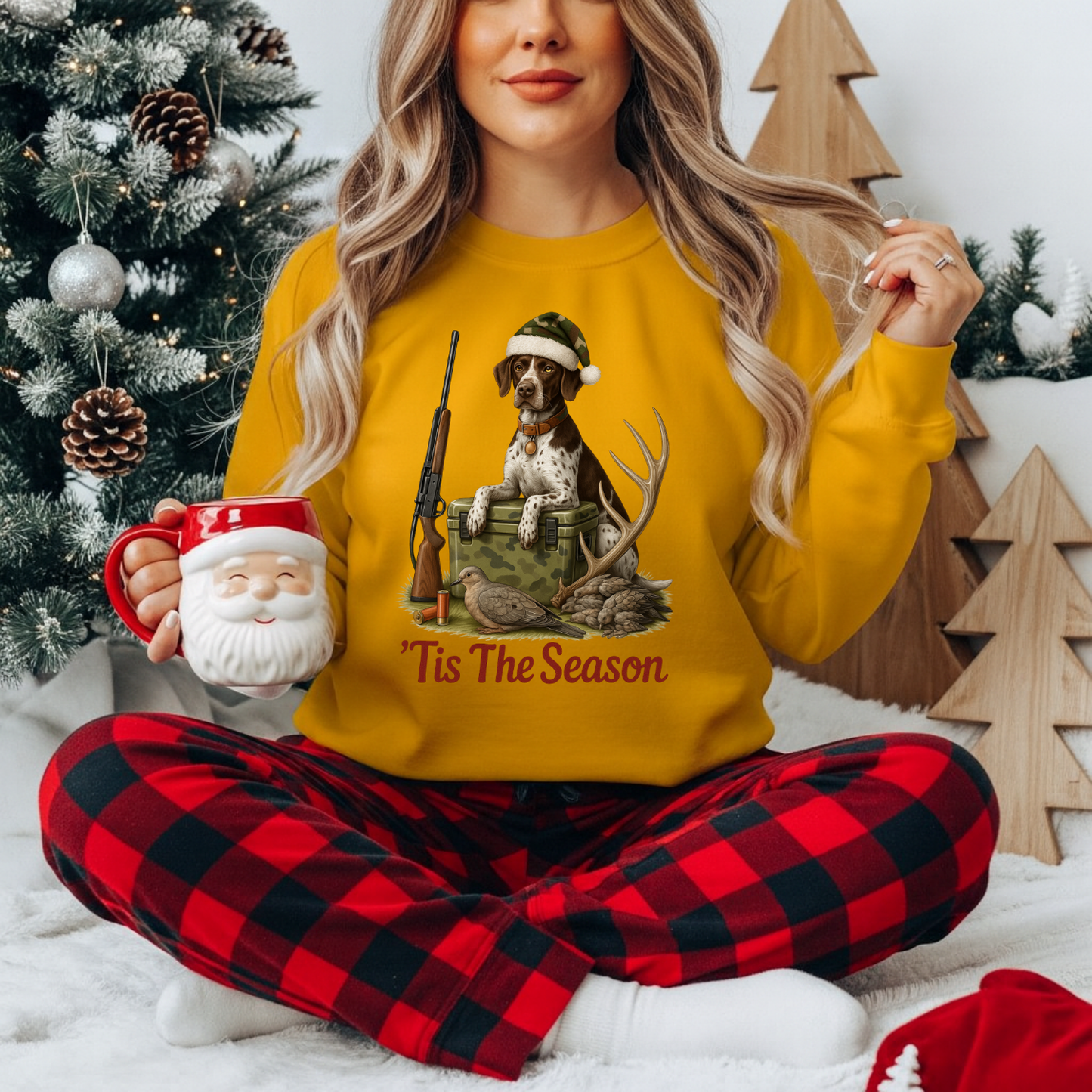 Tis The Season Hunting DTF Transfer