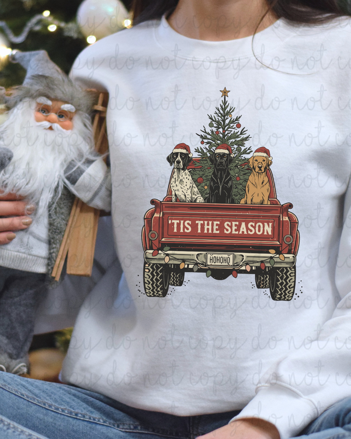 Tis The Season Truck DTF Transfer