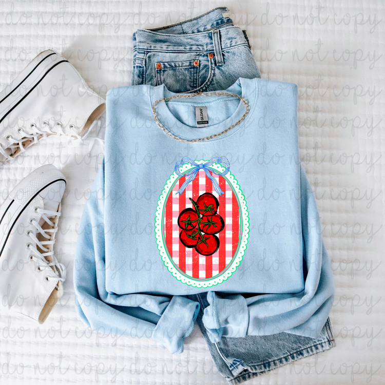 Preppy Coastal Tomatoes DTF Transfer