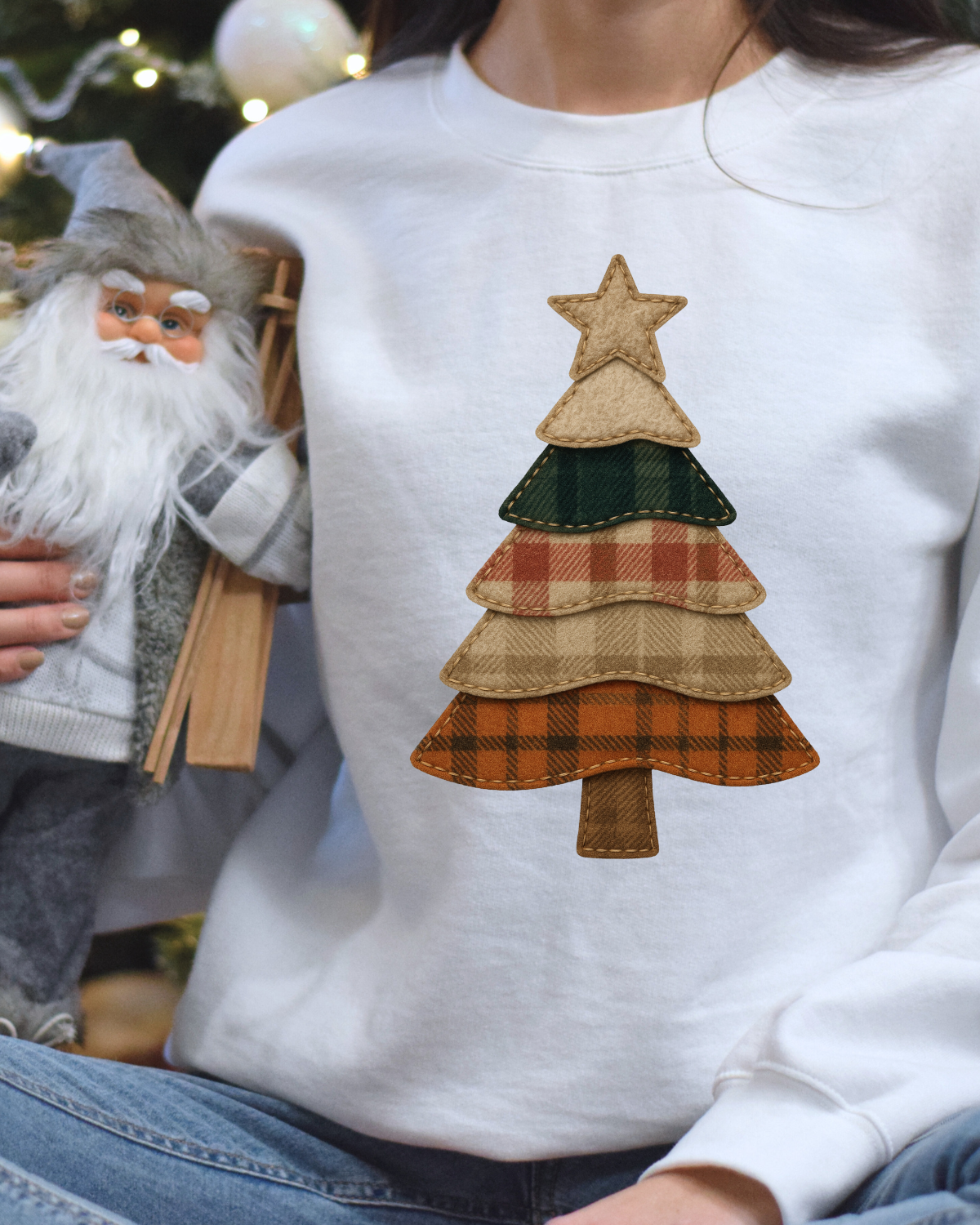 RL Plaid Christmas Tree DTF Transfer