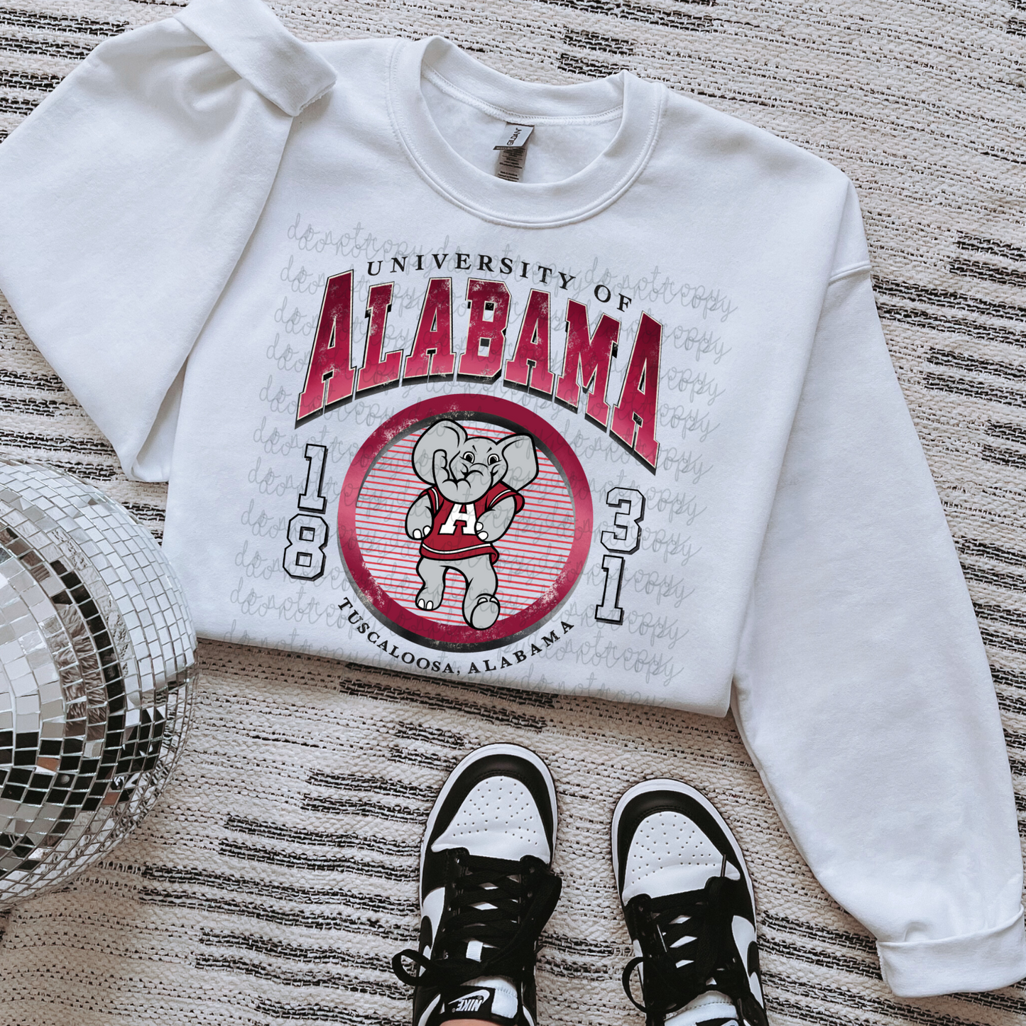 University Of Alabama DTF Transfer