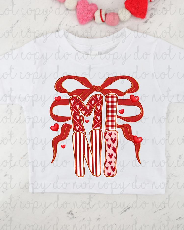 Valentine Coquette Mini DTF Transfer