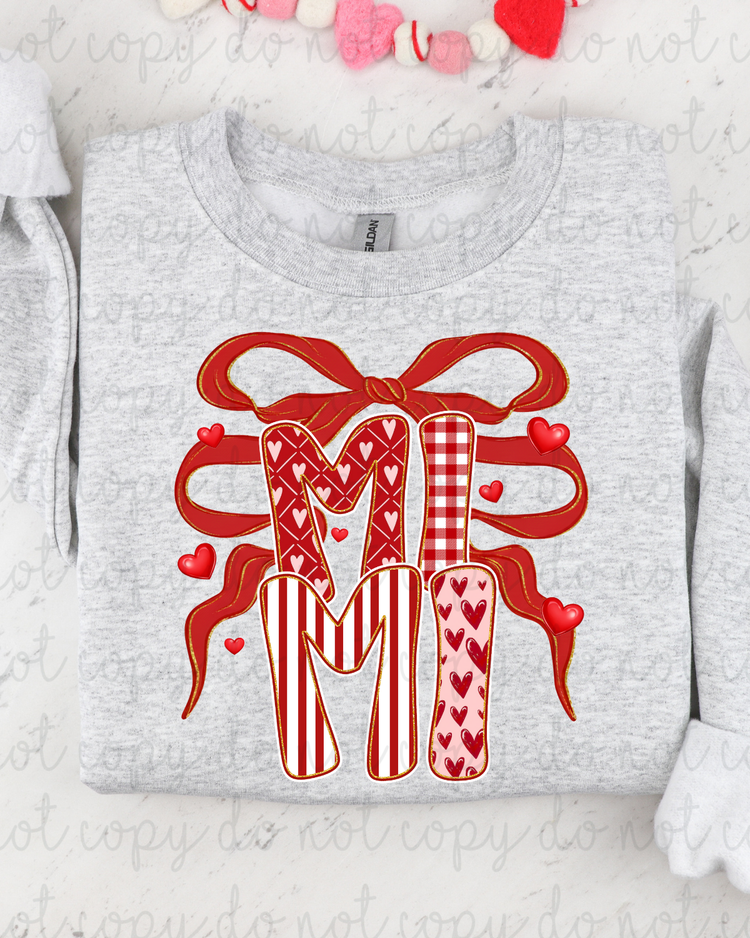 Valentine Coquette Mimi DTF Transfer