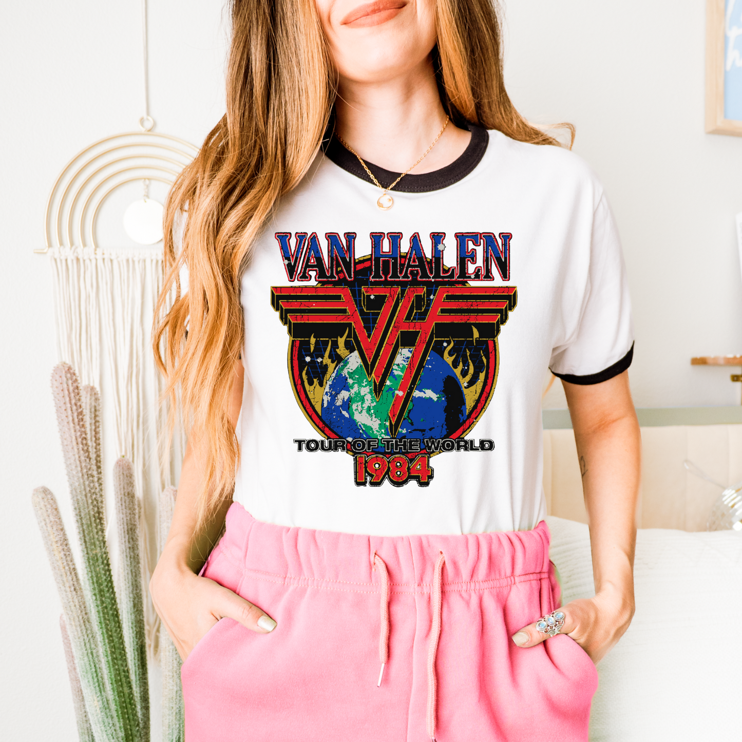 Van Halen Tour Of The World DTF Transfer