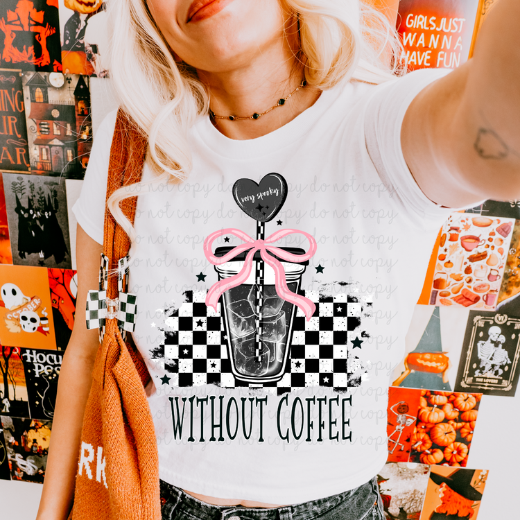 Very Spooky Without Coffee PNG Digital Download