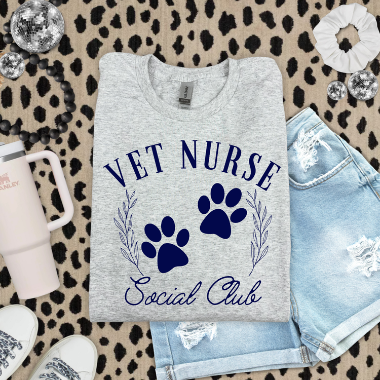 Vet Nurse Social Club DTF Transfer