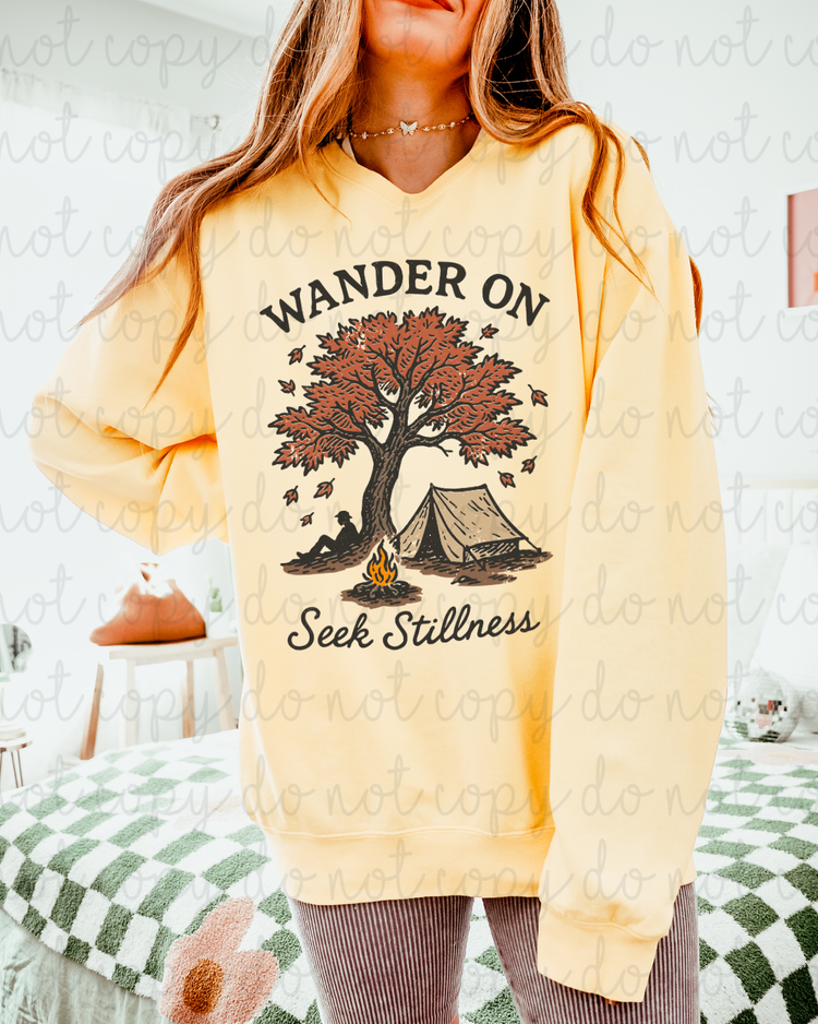 Wander On DTF Transfer
