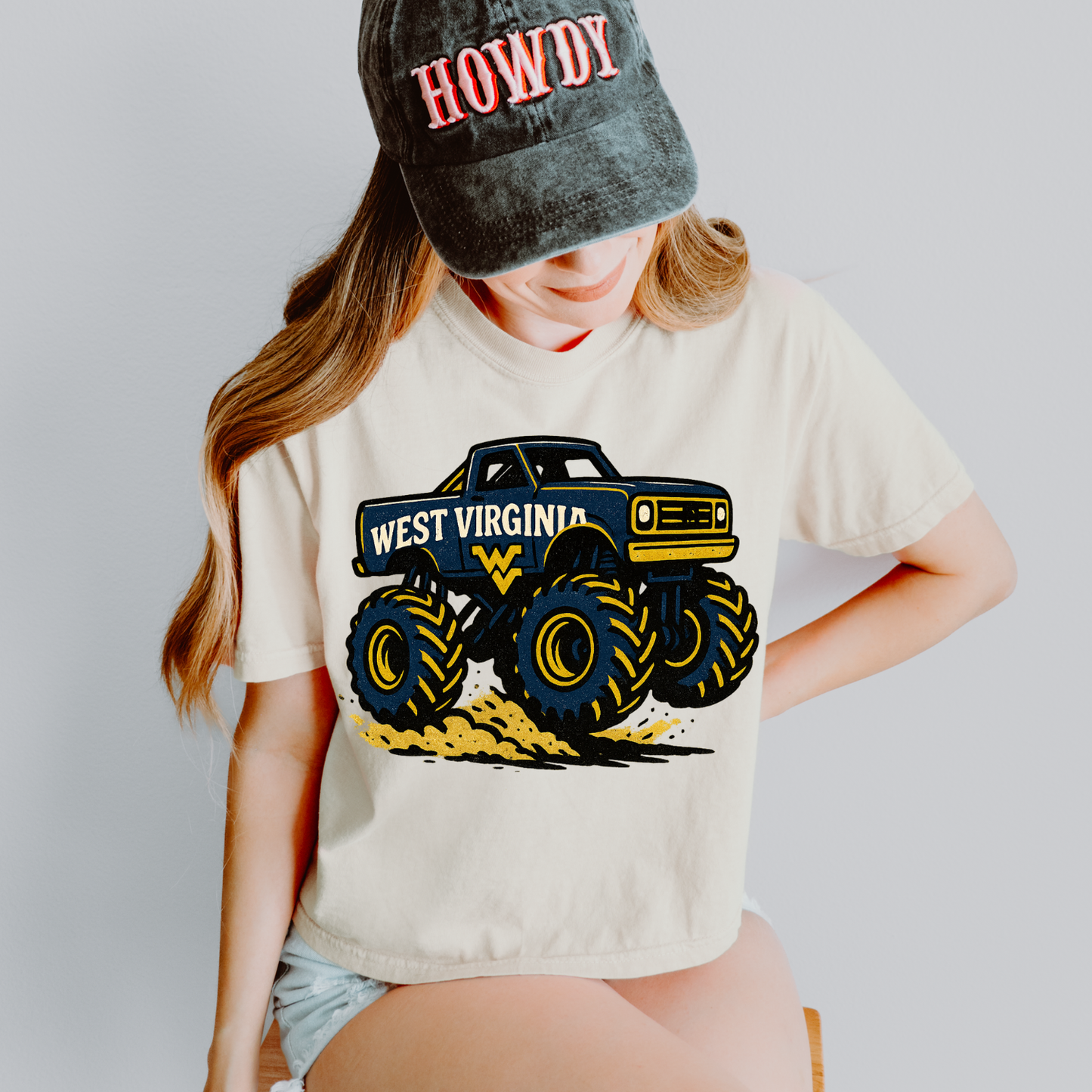 Monster Truck Game Day West Virginia DTF Transfer