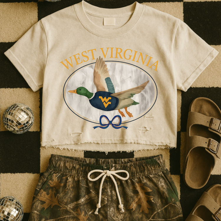 West Virginia Game Day Mallard DTF Transfer