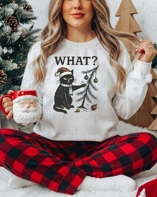 What? Christmas Cow DTF Transfer