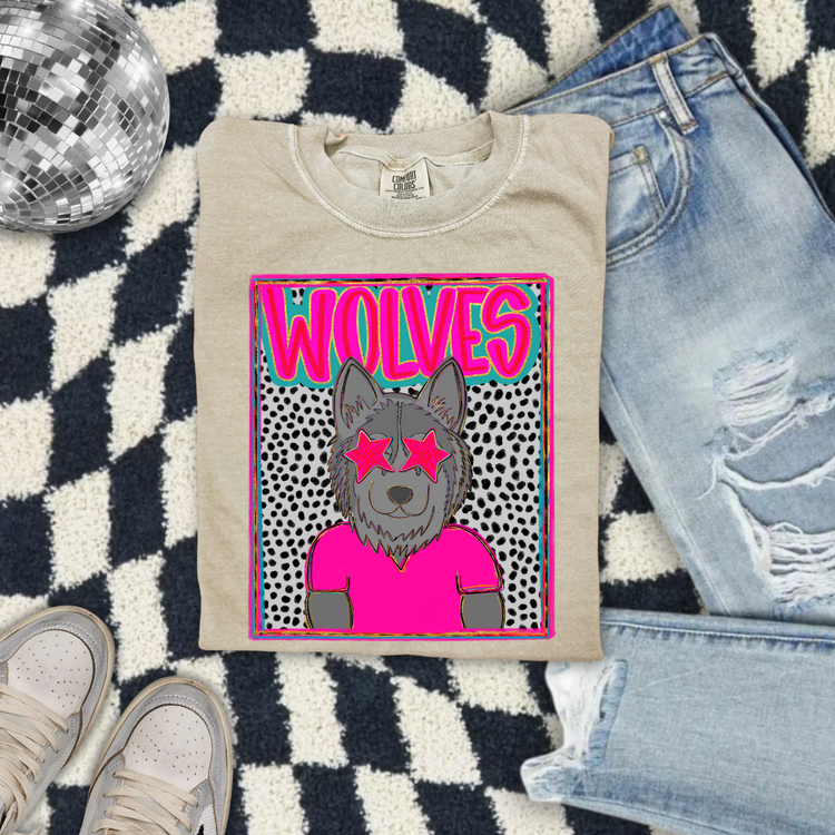 Preppy Wolves DTF Transfer