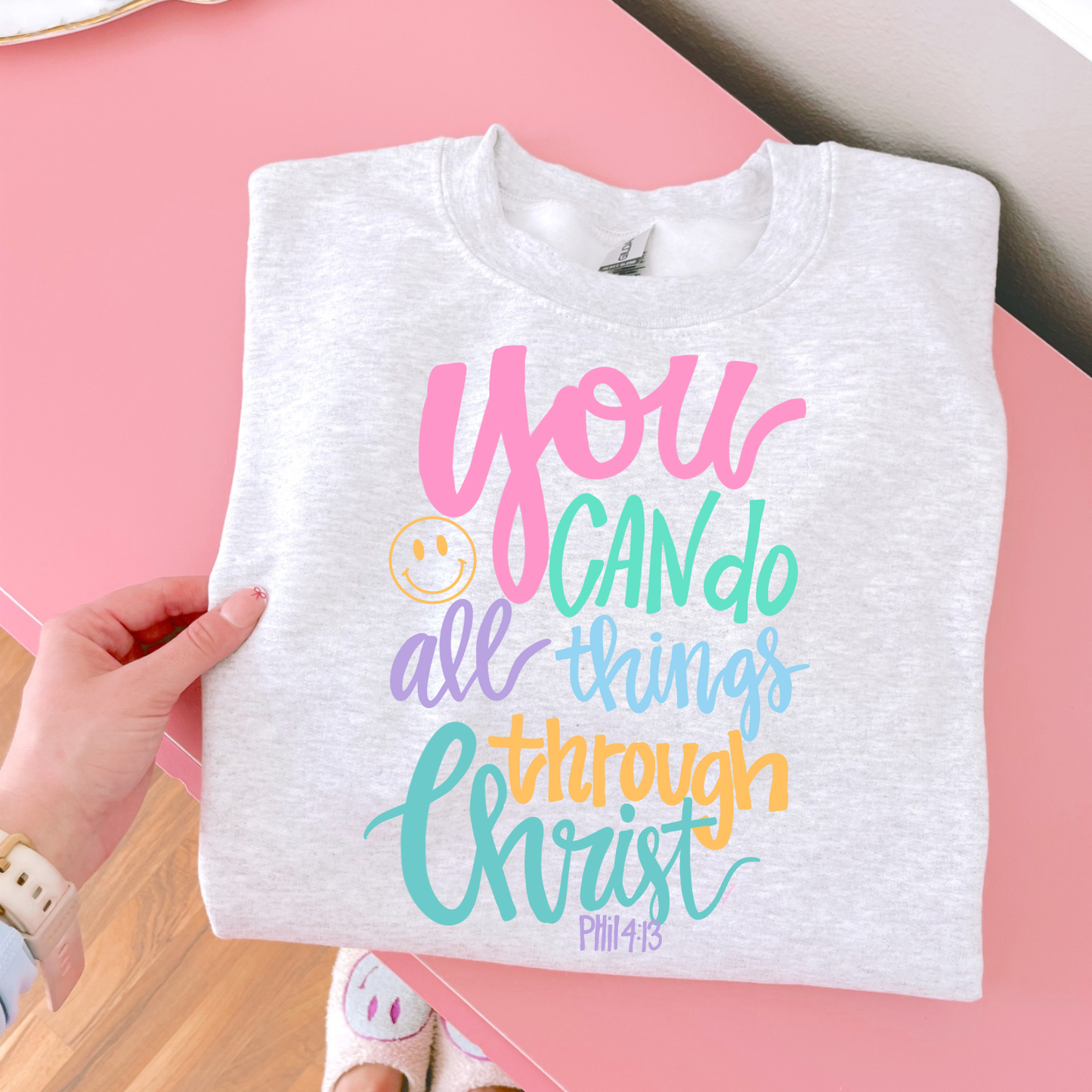 You Can Do All Things Through Christ DTF Transfer