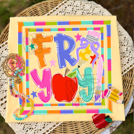 FriYAY Teacher DTF Transfer