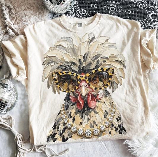 Preppy Chicken DTF Transfer