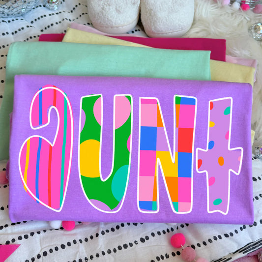 Groovy Aunt DTF Transfer