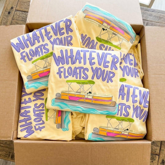 Whatever Floats Your Boat Trendy Summer DTF Transfers