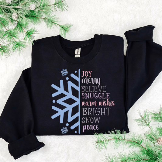 Christmas Snowflake DTF Transfer