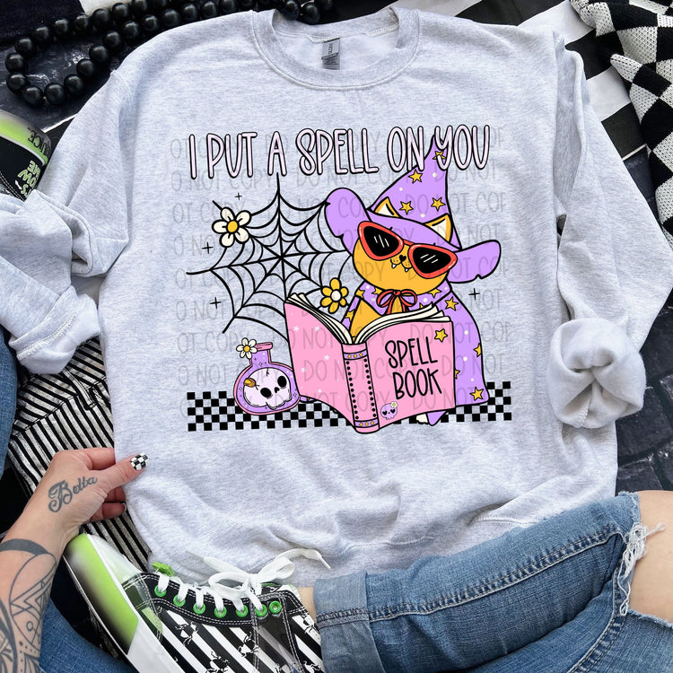 I Put a Spell on You Book Lovers DTF Transfer