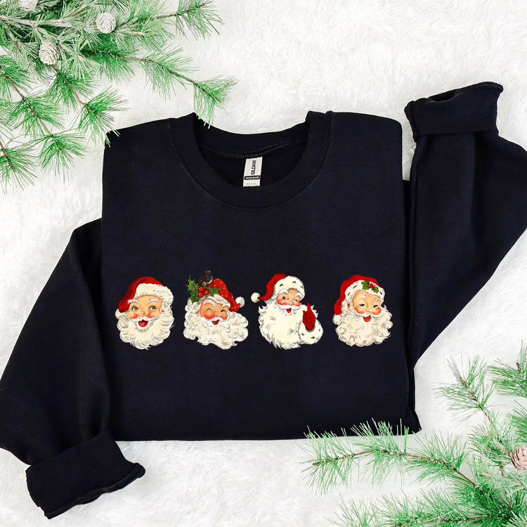 Jolly Santas DTF Transfer