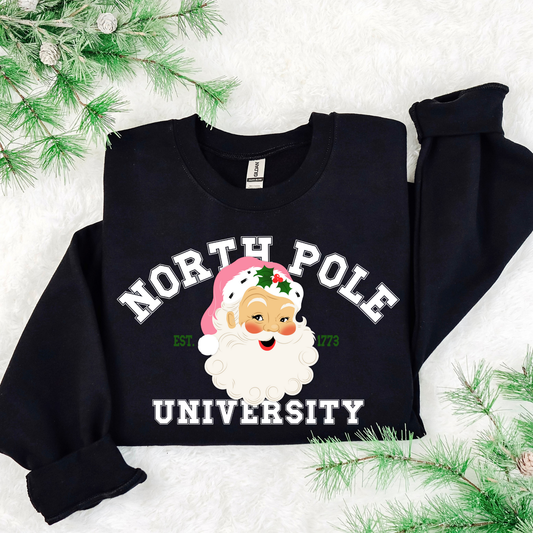 North Pole University DTF Transfer